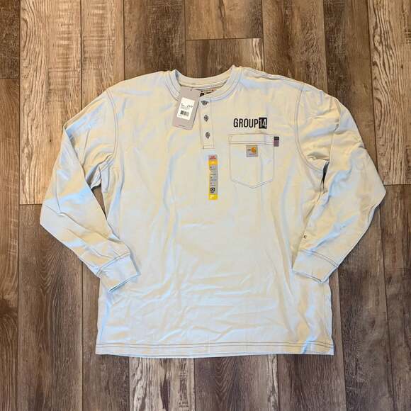 Carhartt Other - Carhartt FR Force Flame Resistant Henley Shirt XL NWT Group14 CAT 2 Loose Fit